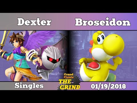 The Grind 11 Dexter (Pit, Meta Knight) vs BB|Broseidon (Yoshi) Grand Finals