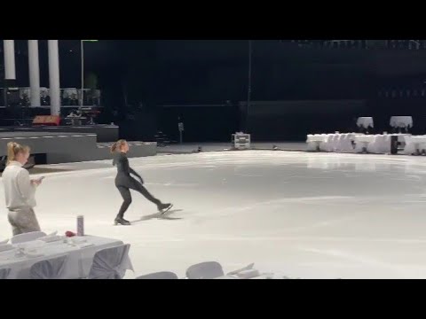Deniss Vasiljevs steps – 2022 Art on Ice rehearsal