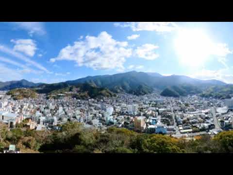 VR宇和島城空撮