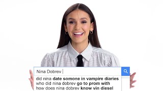 Nina Dobrev Answers the Web&#39;s Most Searched Questions | WIRED