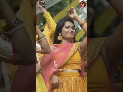 Halamithi Habibo at Haldi????| Amardeep ❤️ Tejaswini Gowda Wedding Moment's #shorts #3