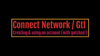 Connect Network Account Management