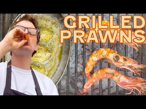 Grilled Tiger Prawns, Coriander, Burnt Chilli & Lime Butter