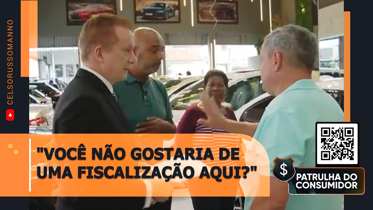 "Você não gostaria de uma fiscalização aqui?"