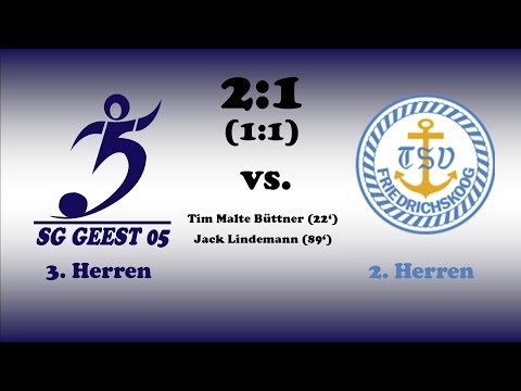 Highlights SG Geest 05 III vs. TSV Friedrichskoog II - 31.07.2016