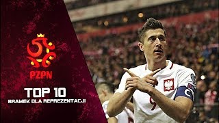 Robert Lewandowski - TOP 10 Bramek dla Reprezentacji Polski ᴴᴰ
