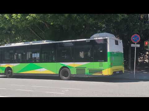 Here is the Vitrasa bus 6224 in Vigo Sunday 25 May 2025