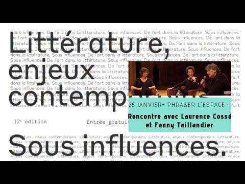 Rencontre avec Laurence Cossé et Fanny Taillandier