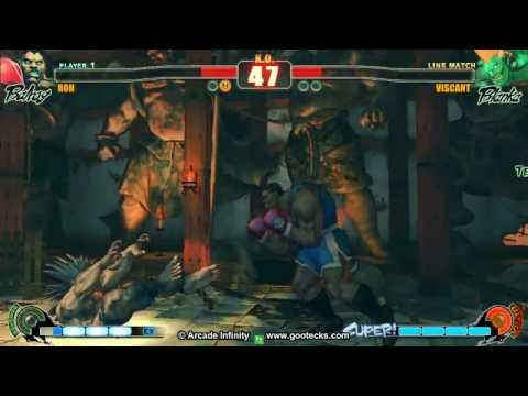 Arcade Infinity SF4 Ranbat 1.4 Winners 3C - Ron (BA) vs Viscant (BL)