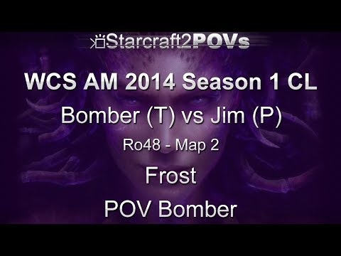 SC2 HotS - WCS AM 2014 S1 CL - Bomber vs Jim - Ro48 - Map 2 - Frost - Bomber