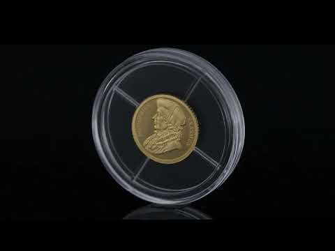 Gold-Gedenkprägung Erasmus von Rotterdam