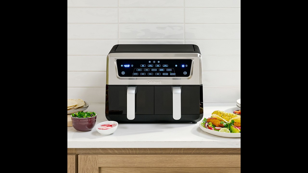 Cuisinart Dual Basket Air Fryer Pro, 11 qt.