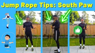 How to do the South Paw Side Swing - Video 7 of this Series - Jump Rope Tips
