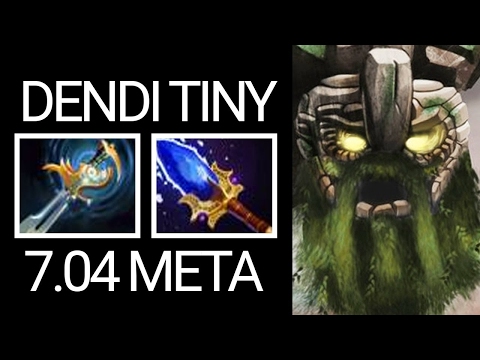 Dendi Best Carry Build for Tiny 7.04 META Echo Sabre + Agha Dota 2 - Otis Gonzalez
