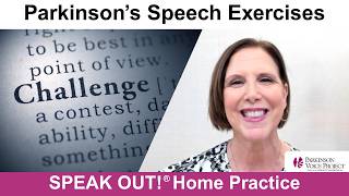 Parkinson’s Speech Exercises: JUNE CHALLENGE