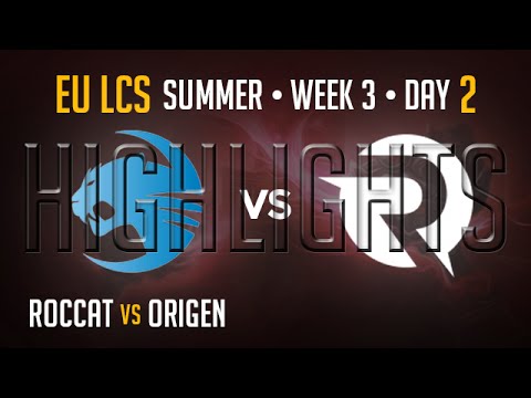 Roccat vs Origen HIGHLIGHTS | Week 3 EU LCS Summer Split 2015 S5 | ROC vs OG W3