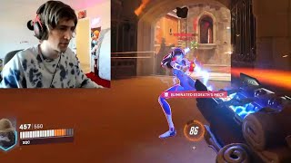 xQc Plays his first Overwatch 2 game as Winston