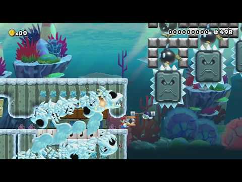 爽快！ダッシュマリオ7 keep run by サブ　りょんりょん - Super Mario Maker - No Commentary 1bn