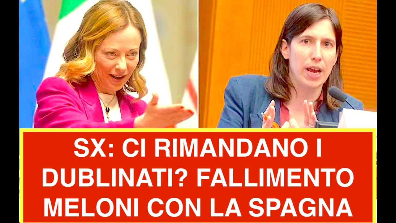SX: CI RIMANDANO I DUBLINATI? FALLIMENTO PROPAGANDA MELONI CON LA SPAGNA