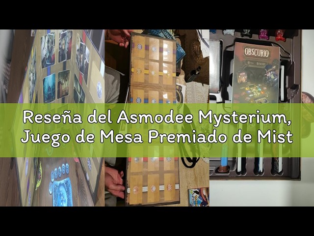 Vídeo relacionado con Asmodee Mysterium, Juego de Mesa Premiado de Misterio y Cooperativo