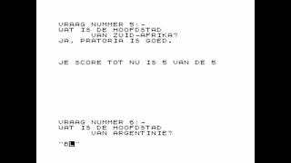 Wereld-Hoofdsteden for the ZX81