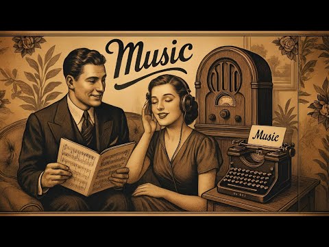 ✨1930s-1940s Golden Era Jazz Radio 🎧 Vintage Swing Music for Relaxing Focus and Happy Vibes🎶