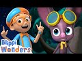 Blippi And The Bat Echoes In The Dark Blippi Wonders