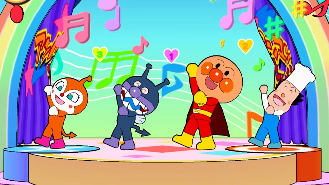 ♫アンパンマン 36分歌と踊りのメドレー 赤ちゃん 泣き止む 笑う  動画 喜ぶたくさんのキャラが登場するよ