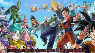 How to unlock characters in Dragon Ball Z Supersonic Warriors