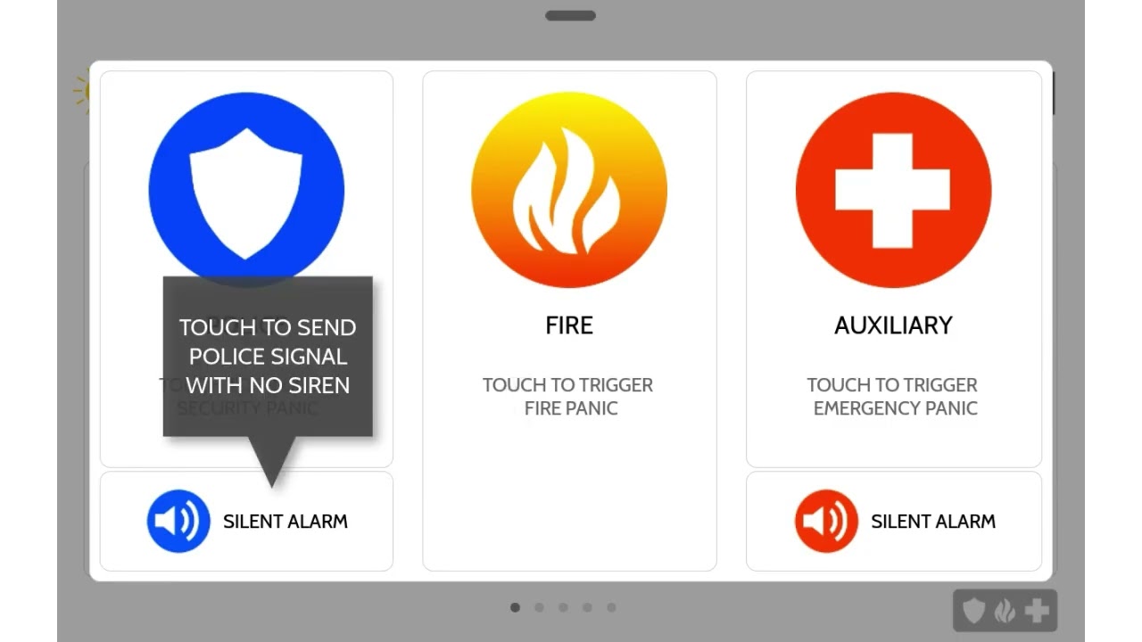 Qolsys IQ Panel Emergency Panic | Eastern Security Services