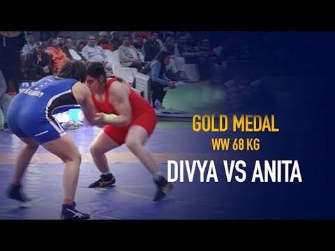 Senior National Westling Championship - Anita VS Divya Kakran WW 68 kg Gold Medal bout