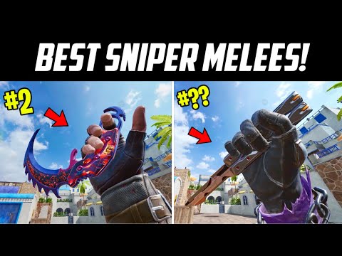 Top 5 BEST MELEE To Use For Aggressive Sniping in CODM!