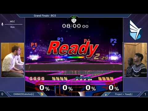 MMOM185 SSBM - 2saint/GWM420 [L] (Red) vs. Project/Yasu (Blue) - Melee Doubles GF