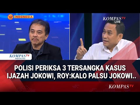Debat Roy Suryo VS David Pajung (Relawan Jokowi) Soal 3 Tersangka Diperiksa Hingga Sidang Ijazah