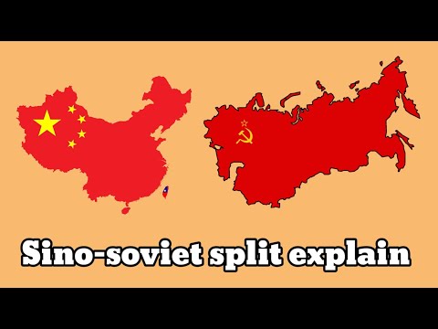 Sino-soviet split explain.How China Soviet Union become enemy?