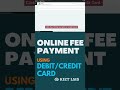 Online Fee Payment Via Debit Credit Card KIET LMS Aexcreation Shorts 2023 Shortsvideo