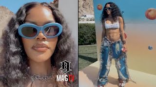 Teyana Taylor Shows Off Her Glowing Skin & Six Pack While Hosting An Uproxx Event! 🏋🏾‍♀️
