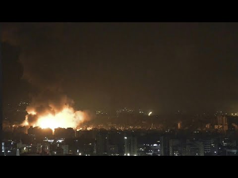 Massive Israeli overnight strike hits Beirut's southern suburbs | AFP
