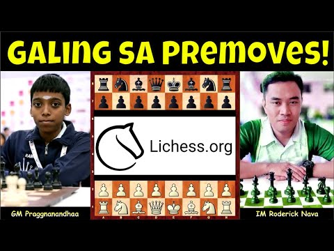 Galing sa Premoves! Ang bilis! | GM Praggnanandhaa vs IM Nava | Lichess.org Bullet