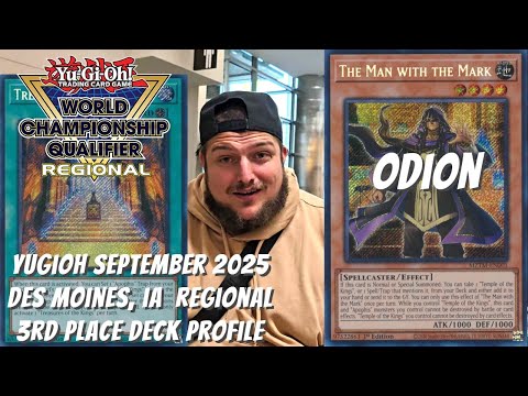 Yugioh September 2025 Des Moines, IA Regional 3rd Place Profile - Odion - James Koester
