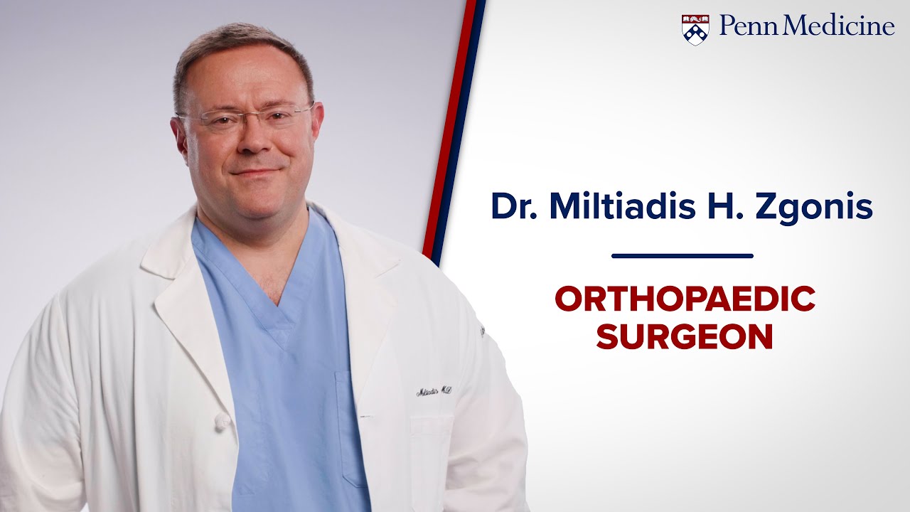 Watch video featuring Miltiadis H. Zgonis, MD on YouTube