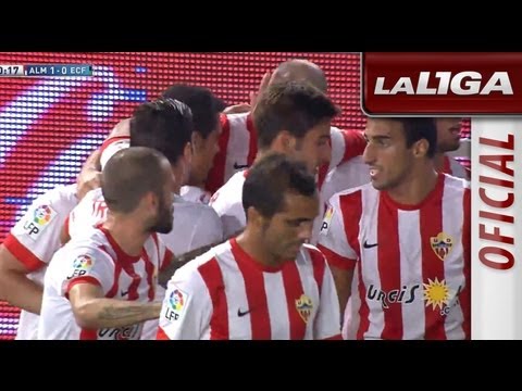 Gol de Fernando Soriano (1-0) en el UD Almería - Elche CF - HD