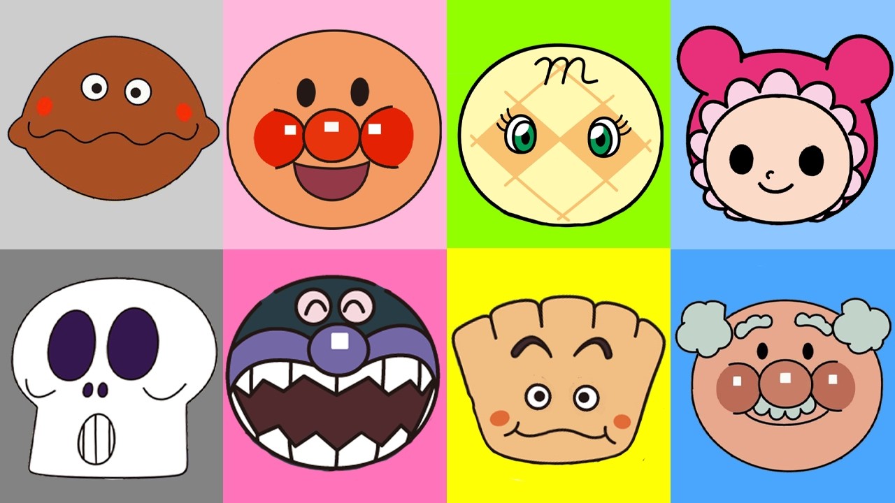 アンパンマンのこれだーれだ❓🎃おもしろパズル🌈　おもちゃ アニメ 童謡 知育 赤ちゃん喜ぶ 幼児向け 教育 クイズ