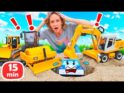 Spielzeug Video für Kinder - 15 Minuten Kompilation. Spielspaß mit Nicole und Spielzeugautos