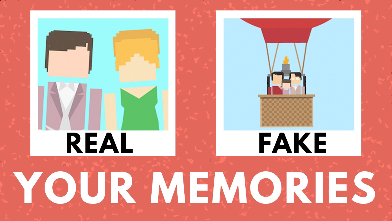 Stock-style illustration about memory and the brain