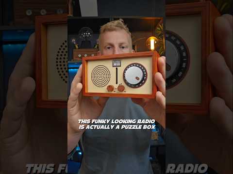 Could you crack this radio puzzle box?!! #puzzle #puzzles #puzzlebox #brainteaser