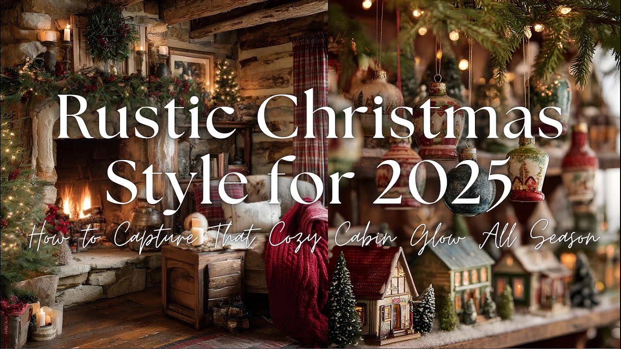 🎄2025’s Most Loved Rustic Christmas Style (How to Get That Cabin-Inspired Holiday Glow)