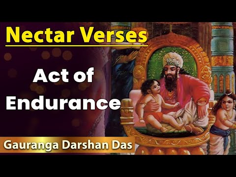 Act of Endurance | Nectar Verses SB  4.8.33 | Gauranga Darshan Das | Hare Krsna TV
