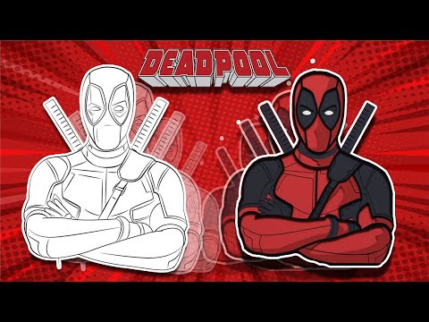 Deadpool Coloring Pages | Toddlers | Painting | Coloring Pages for Kids