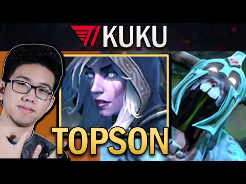 Undying Dota 2 7.32b Gameplay T1.Kuku with Topson Drow - Unstoppable Duo - TI12